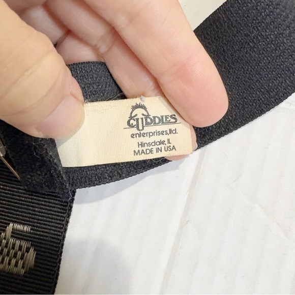 Vintage Rare Cuddles Enterprises Curling Suspenders Made in USA Black One Size - Picture 12 of 15